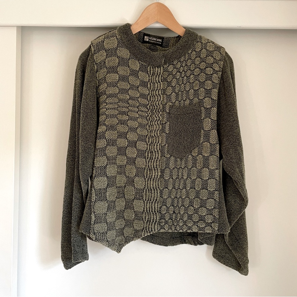 ARLENE WOHL Handwoven Cardigan Jacket, Gorgeous,‎ Handmade